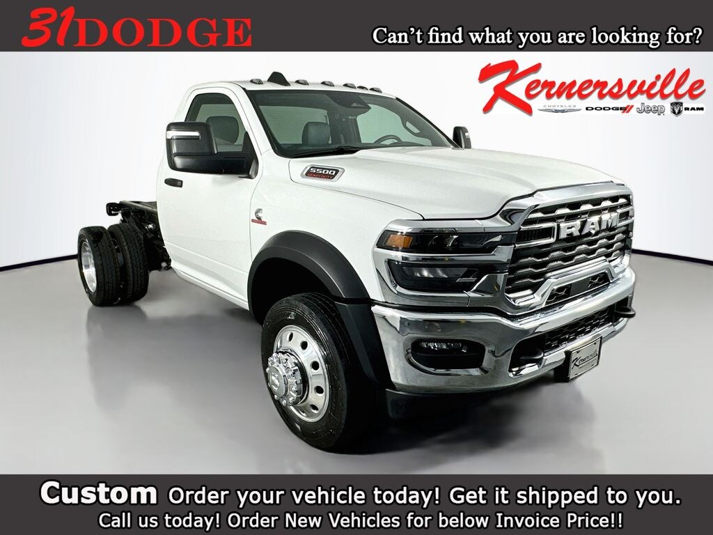 New 2026 Ram 5500 Chassis Tradesman 60CA Dually Truck Regular Cab