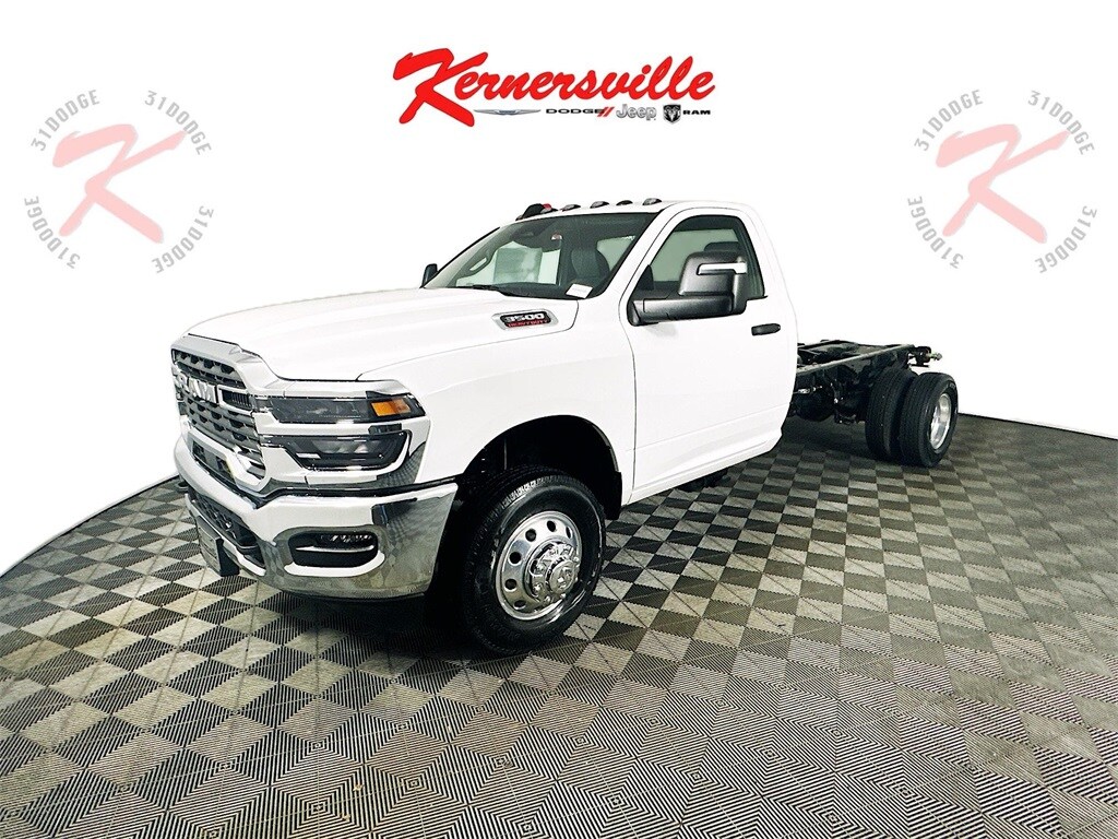 New 2025 Ram 3500 Chassis Tradesman 84CA Dually Truck Regular Cab