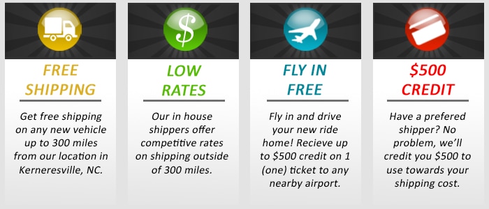 300 Mile Free Shipping Deal on All New Cars SUVs Trucks Vans at kernersville Chrysler Dodge Jeep Ram.png