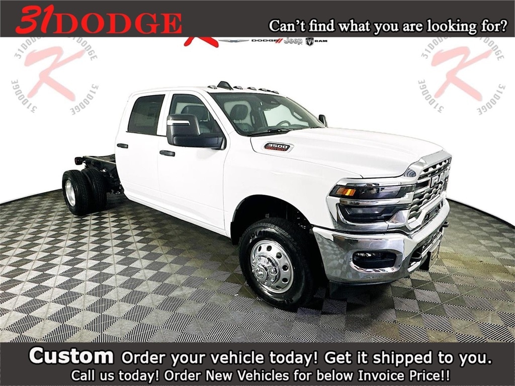 New 2025 Ram 3500 Chassis Tradesman 84CA Dually Truck Crew Cab