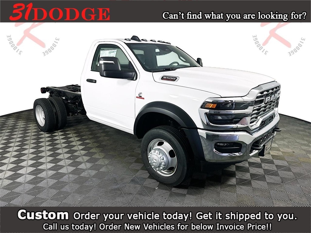 New 2025 Ram 5500 Chassis Tradesman 60CA Dually Truck Regular Cab