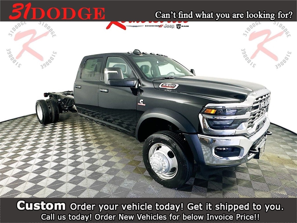 New 2025 Ram 5500 Chassis Tradesman 84CA Dually Truck Crew Cab