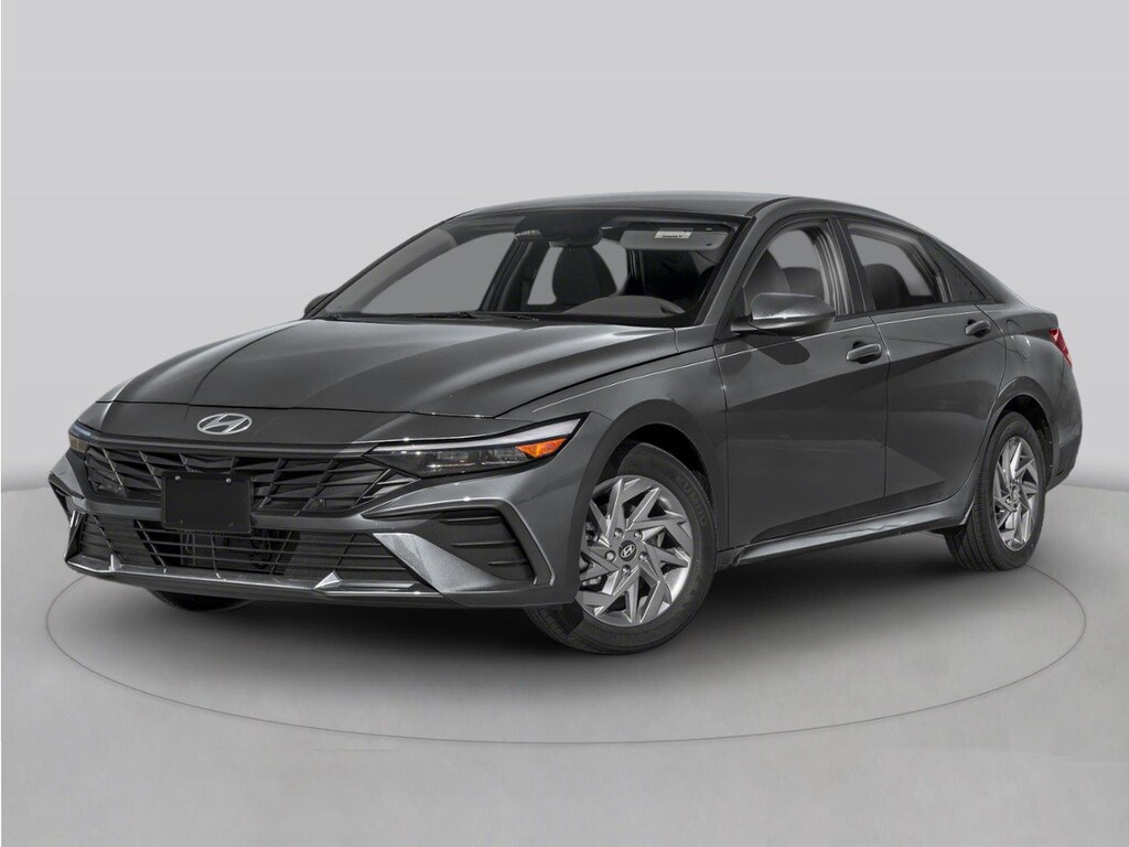 Used 2024 Hyundai Elantra Hybrid Blue Sedan