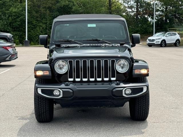 Used 2023 Jeep Wrangler 4-Door Sahara with VIN 1C4HJXEG8PW596156 for sale in Alexandria, KY