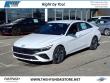 New 2025 Hyundai Elantra Hybrid Blue Sedan
