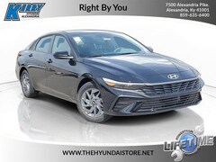 2026 Hyundai Elantra Hybrid Blue Sedan