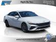 New 2026 Hyundai Elantra Hybrid Blue Sedan