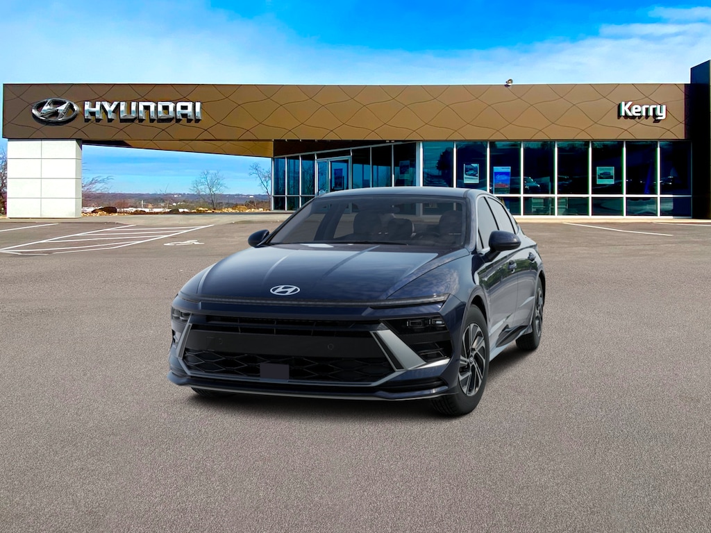 New 2026 Hyundai Sonata Hybrid Blue Sedan