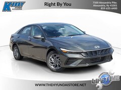 2026 Hyundai Elantra Hybrid Blue Sedan