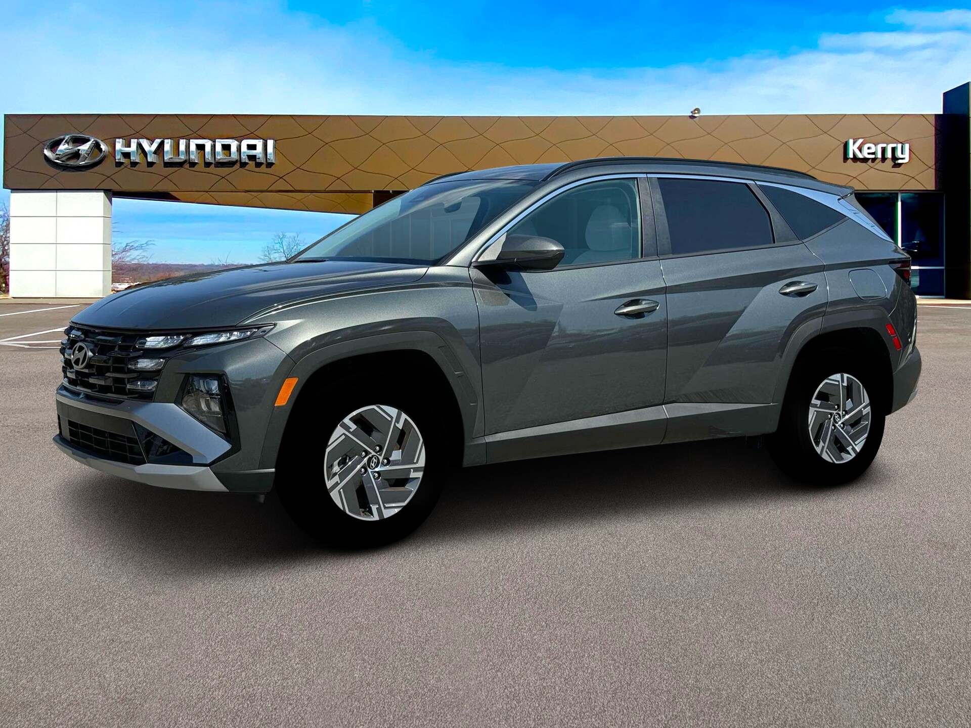 2025 Hyundai Tucson Hybrid Blue photo 2