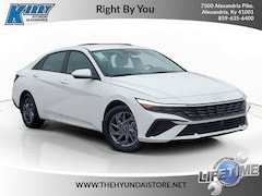 2026 Hyundai Elantra Hybrid Blue Sedan