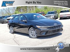 2026 Hyundai Elantra Hybrid Blue Sedan