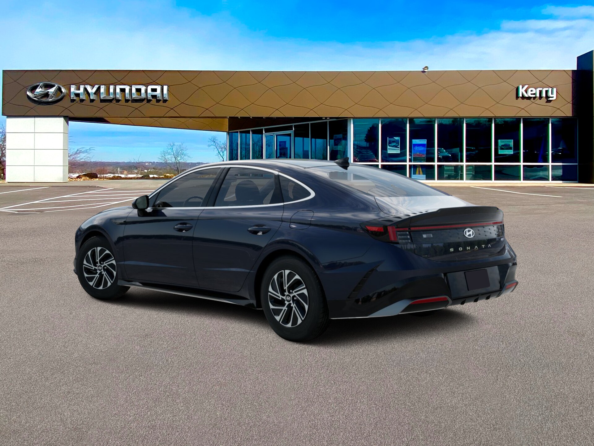 2026 Hyundai Sonata Hybrid Blue photo 3