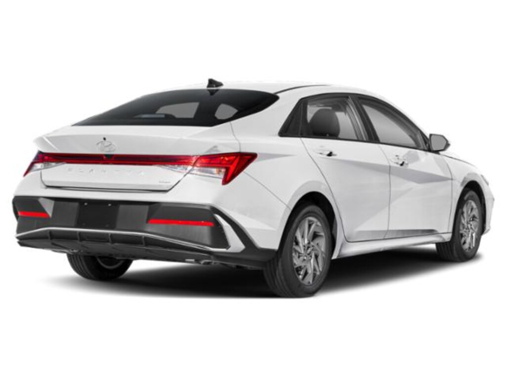 New 2026 Hyundai Elantra Hybrid Blue Sedan