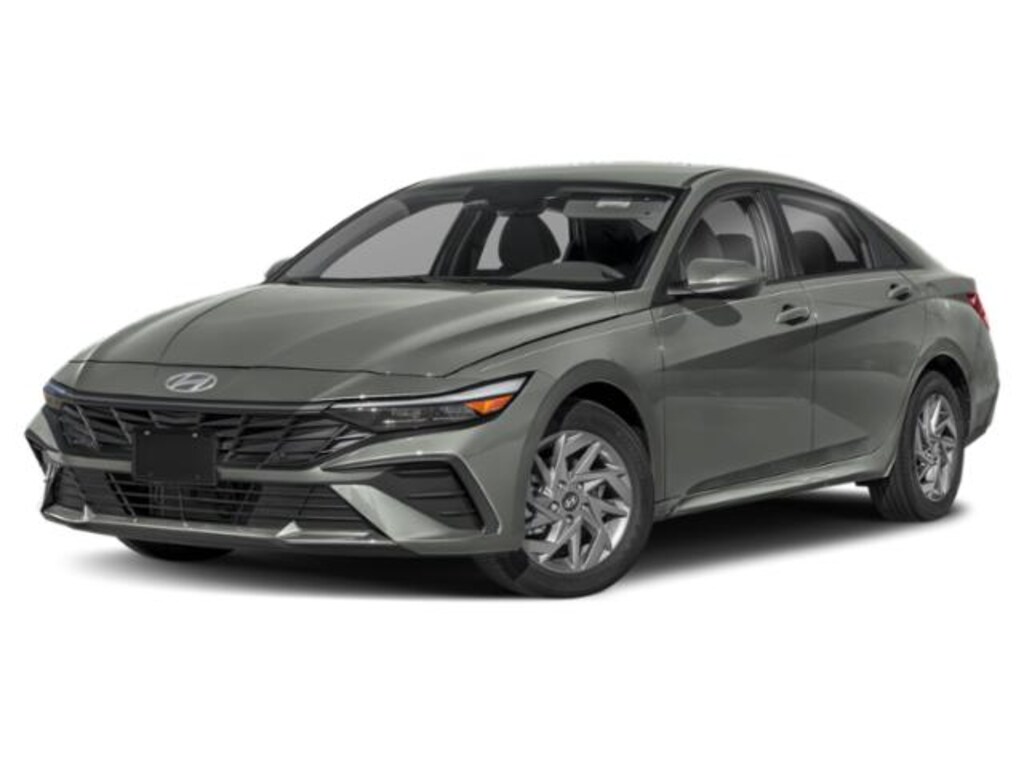 New 2026 Hyundai Elantra Hybrid Blue Sedan