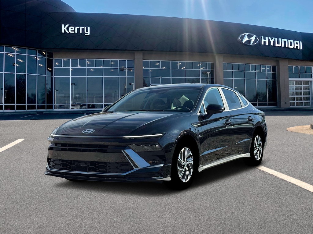 New 2026 Hyundai Sonata Hybrid Blue Sedan