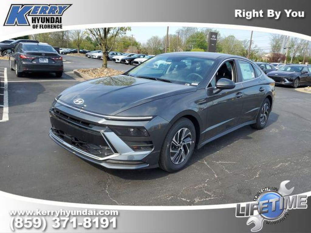 New 2026 Hyundai Sonata Hybrid Blue Sedan