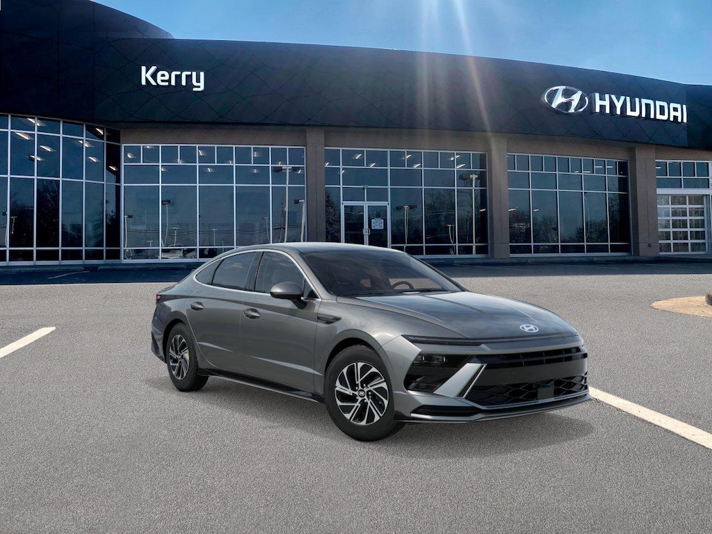 New 2026 Hyundai Sonata Hybrid Blue Sedan