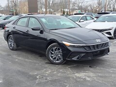 2026 Hyundai Elantra Hybrid Blue Sedan