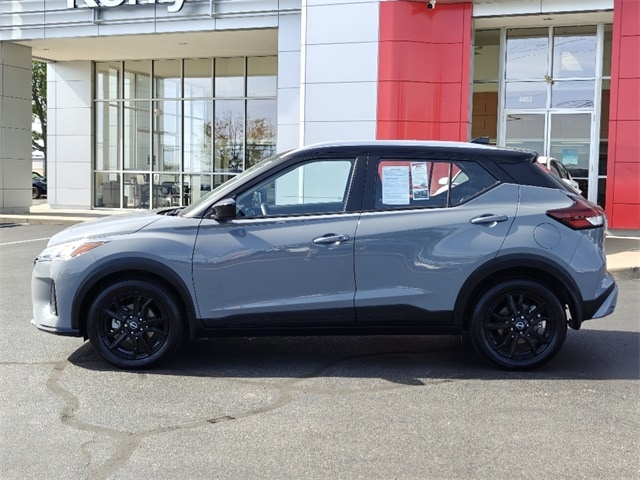 Certified 2023 Nissan Kicks SV with VIN 3N1CP5CV2PL558638 for sale in Florence, KY