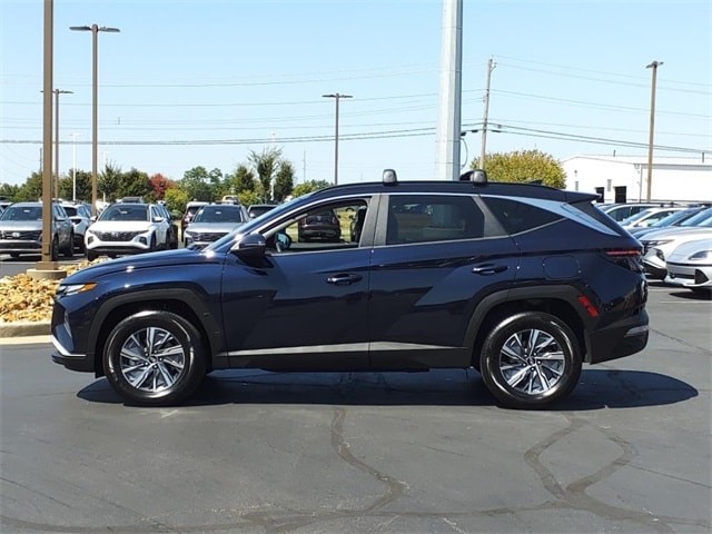 Used 2022 Hyundai Tucson Blue with VIN KM8JBCA10NU050156 for sale in Florence, KY