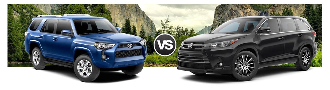 2017 Toyota 4Runner vs 2017 Toyota Highlander