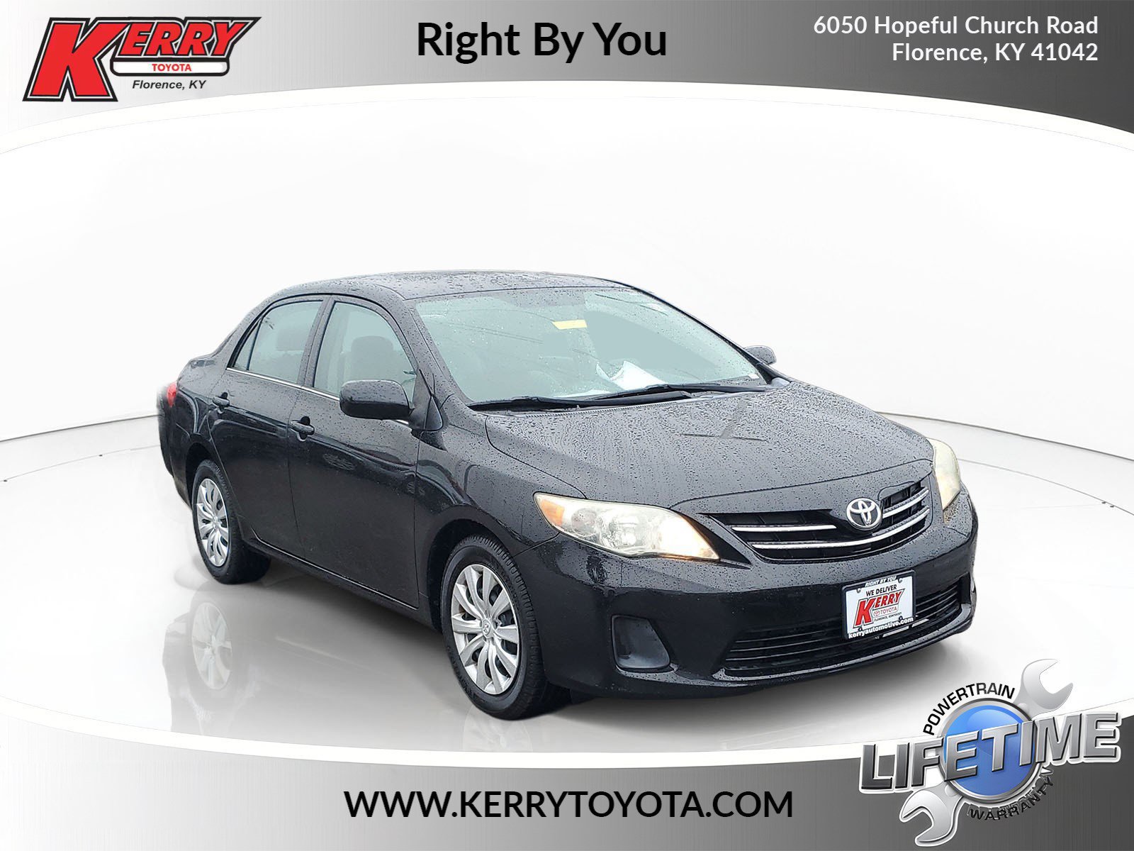 Used 2013 Toyota Corolla LE with VIN 5YFBU4EEXDP160858 for sale in Florence, KY