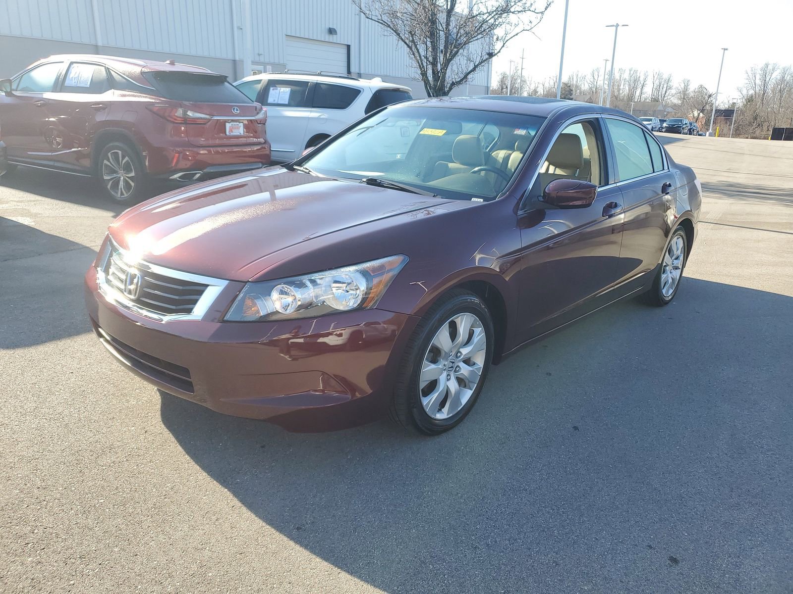 Used 2008 Honda Accord EX-L with VIN JHMCP26828C077480 for sale in Florence, KY