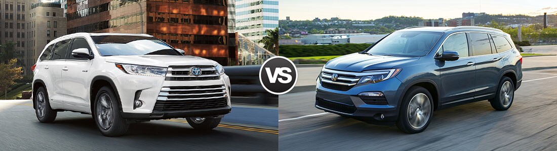 2017 Toyota Highlander vs 2017 Honda Pilot