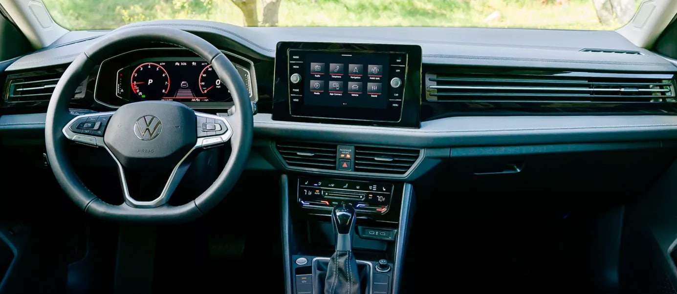 Dashboard of the 2026 Volkswagen Jetta