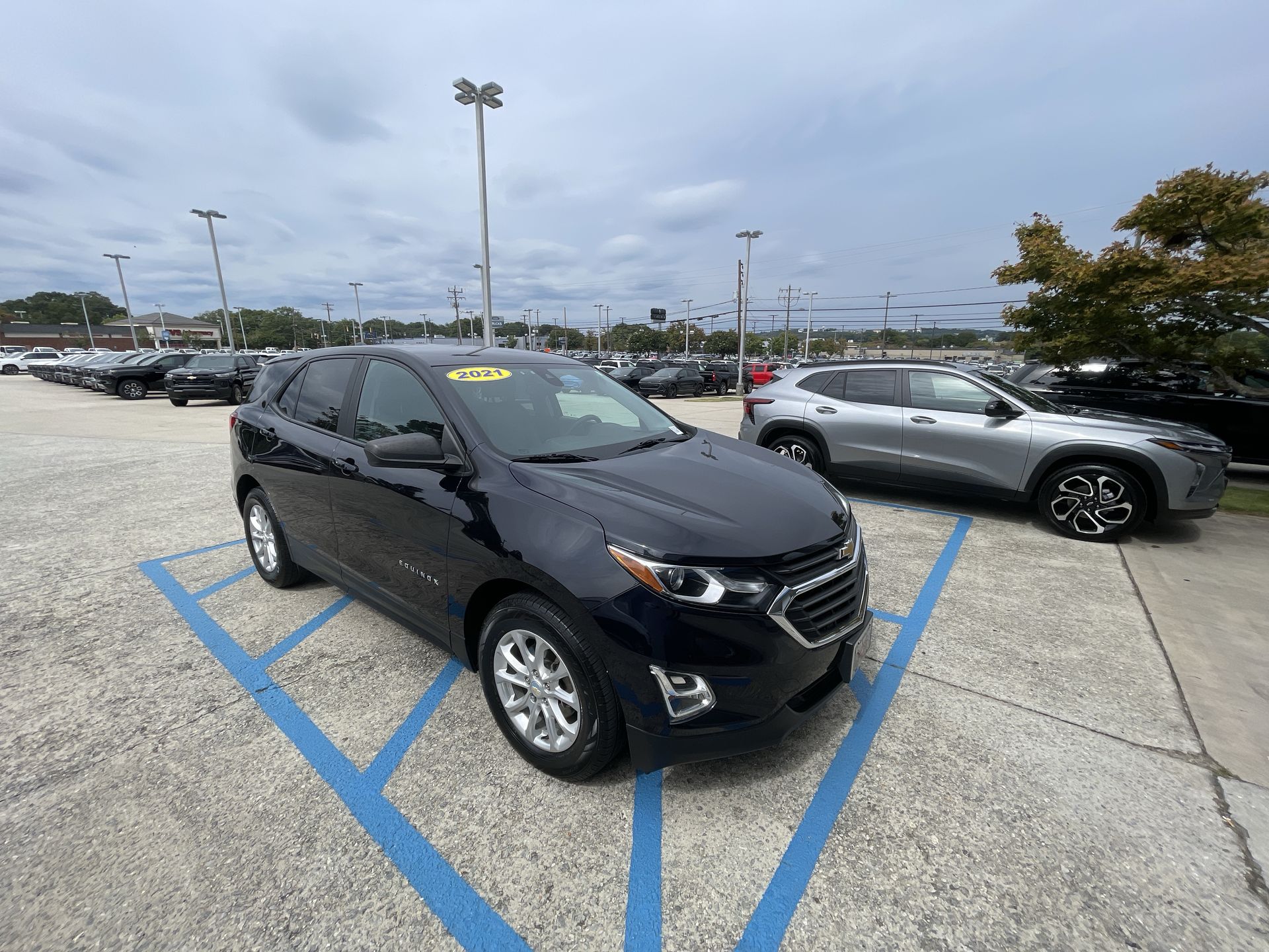 Used 2021 Chevrolet Equinox LS with VIN 2GNAXHEV4M6156890 for sale in Greenville, SC