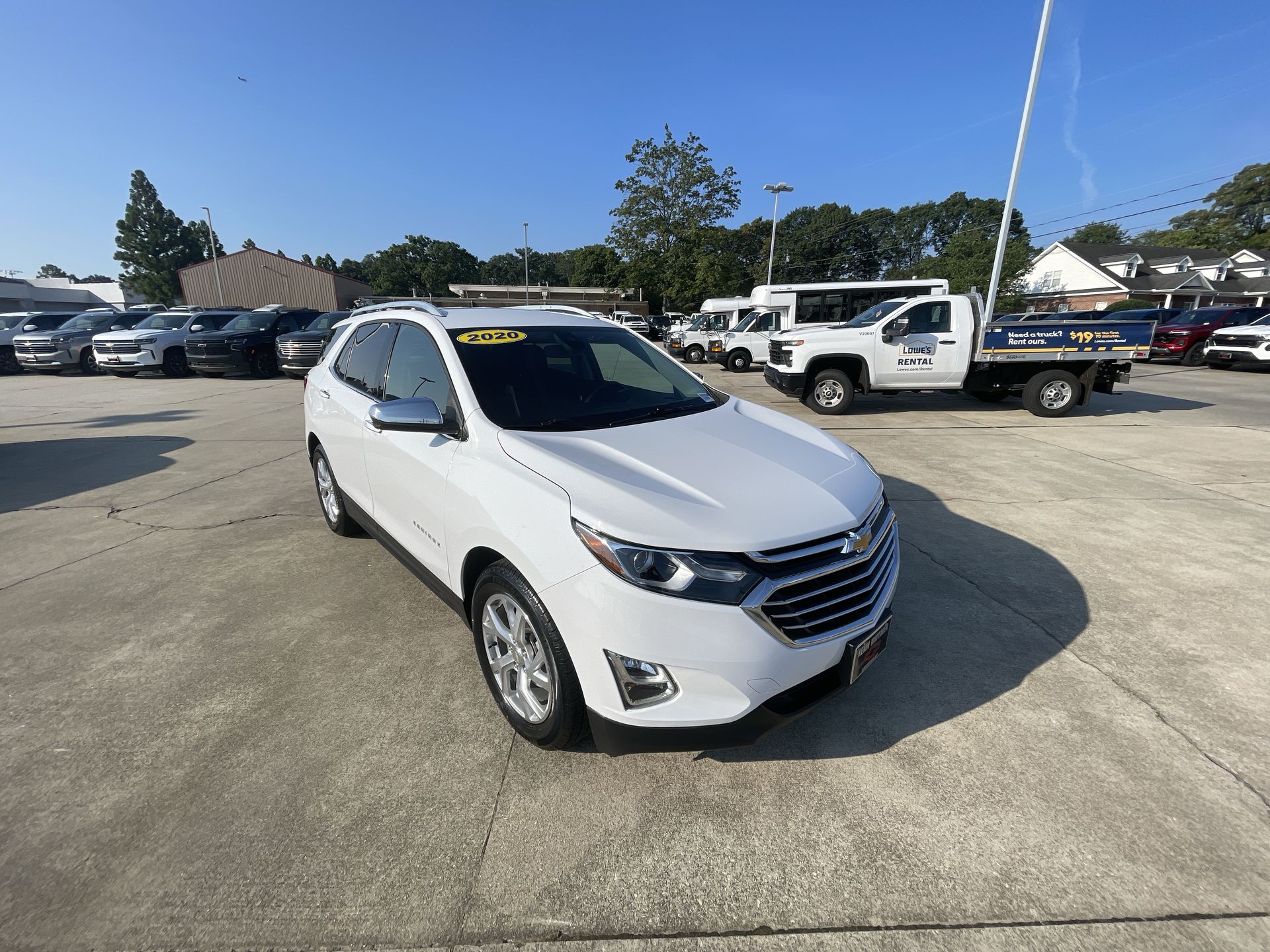 Used 2020 Chevrolet Equinox Premier with VIN 3GNAXNEV7LS500873 for sale in Greenville, SC