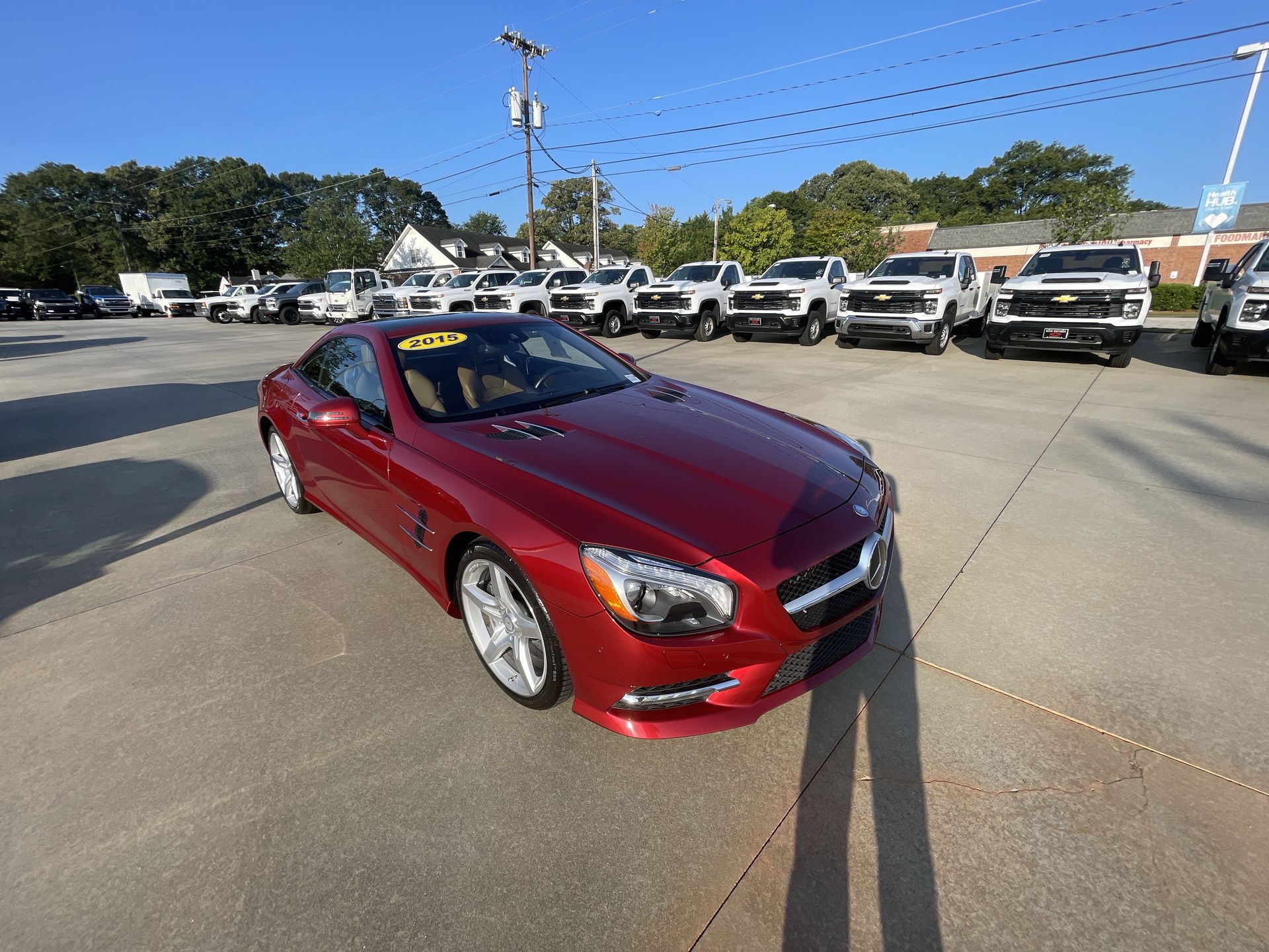 Used 2015 Mercedes-Benz SL-Class SL550 with VIN WDDJK7DA4FF031404 for sale in Greenville, SC