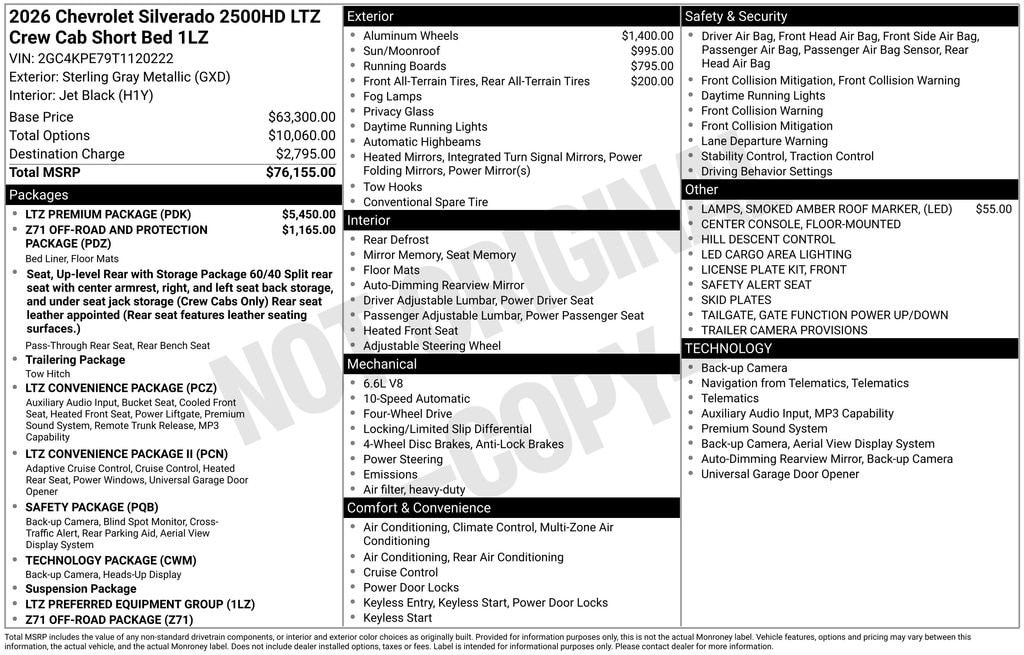 2026 Chevrolet Silverado 2500HD LTZ - Photo 4