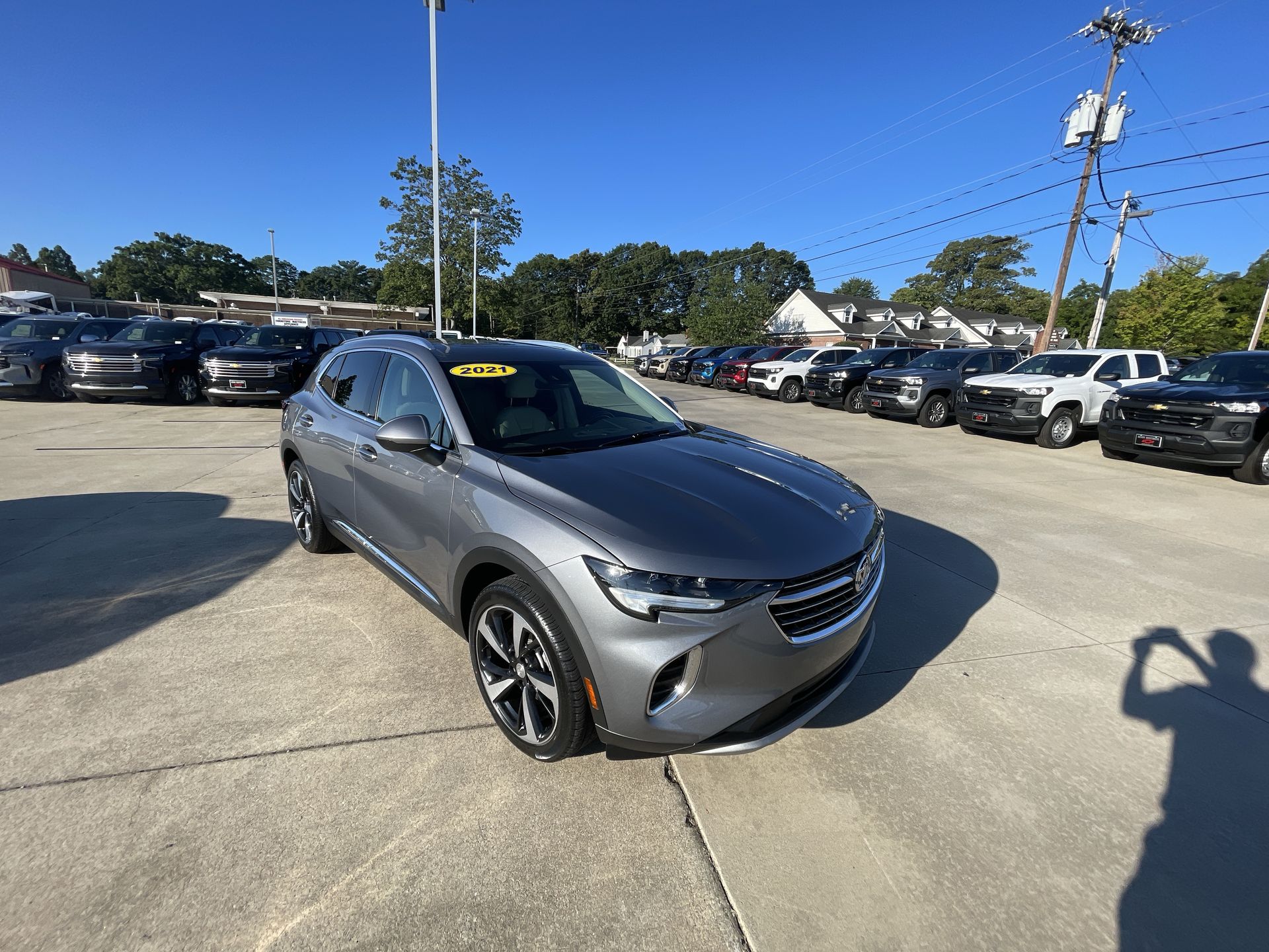 Used 2021 Buick Envision Essence with VIN LRBFZNR42MD074116 for sale in Greenville, SC