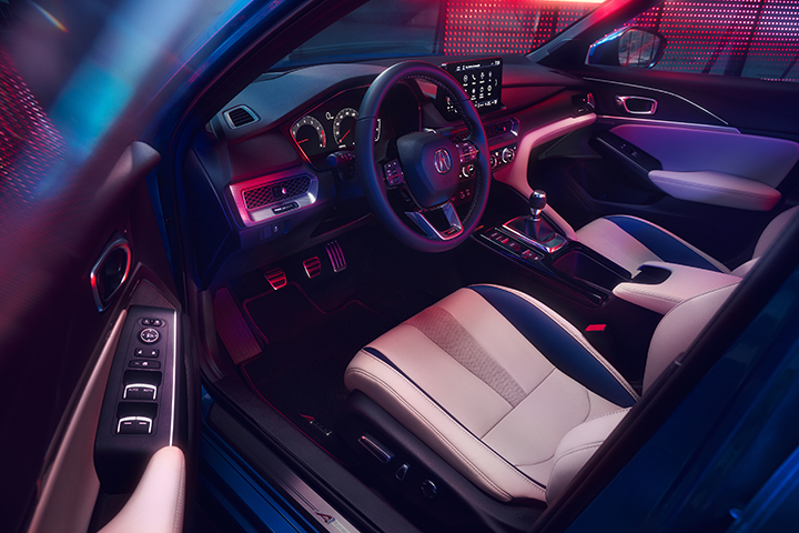 View of the interior of a 2026 Acura Integra