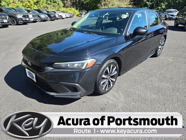 Used 2022 Honda Civic EX with VIN JHMFE1F7XNX007542 for sale in Portsmouth, NH