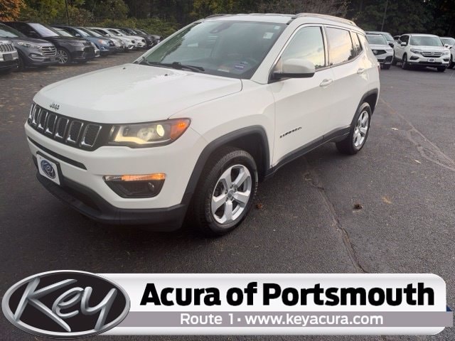 Used 2018 Jeep Compass Latitude with VIN 3C4NJDBB2JT413874 for sale in Portsmouth, NH