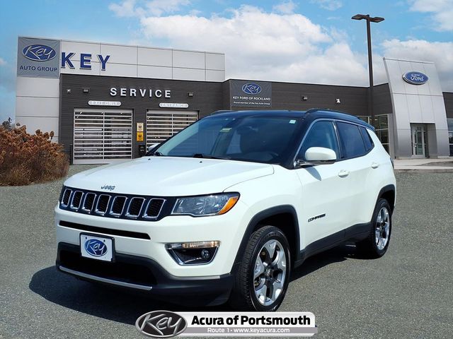 Used 2018 Jeep Compass Limited with VIN 3C4NJDCB4JT245606 for sale in Portsmouth, NH