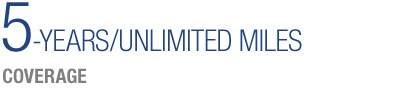 5-Years/Unlimited Miles Coverage