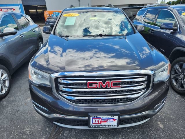 Used 2018 GMC Acadia SLT-1 with VIN 1GKKNMLS5JZ115919 for sale in Moline, IL