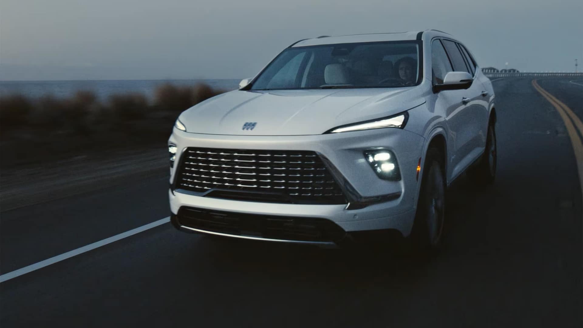 2026 buick enclave driving on the highway