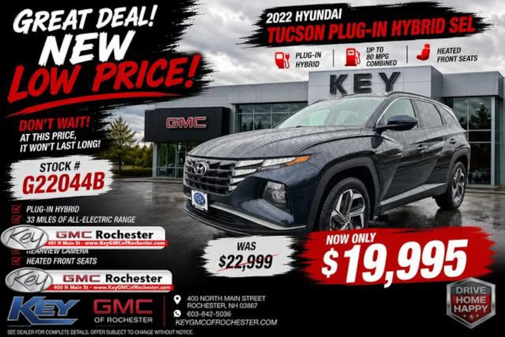 Used 2022 Hyundai Tucson Plug-In Hybrid SEL