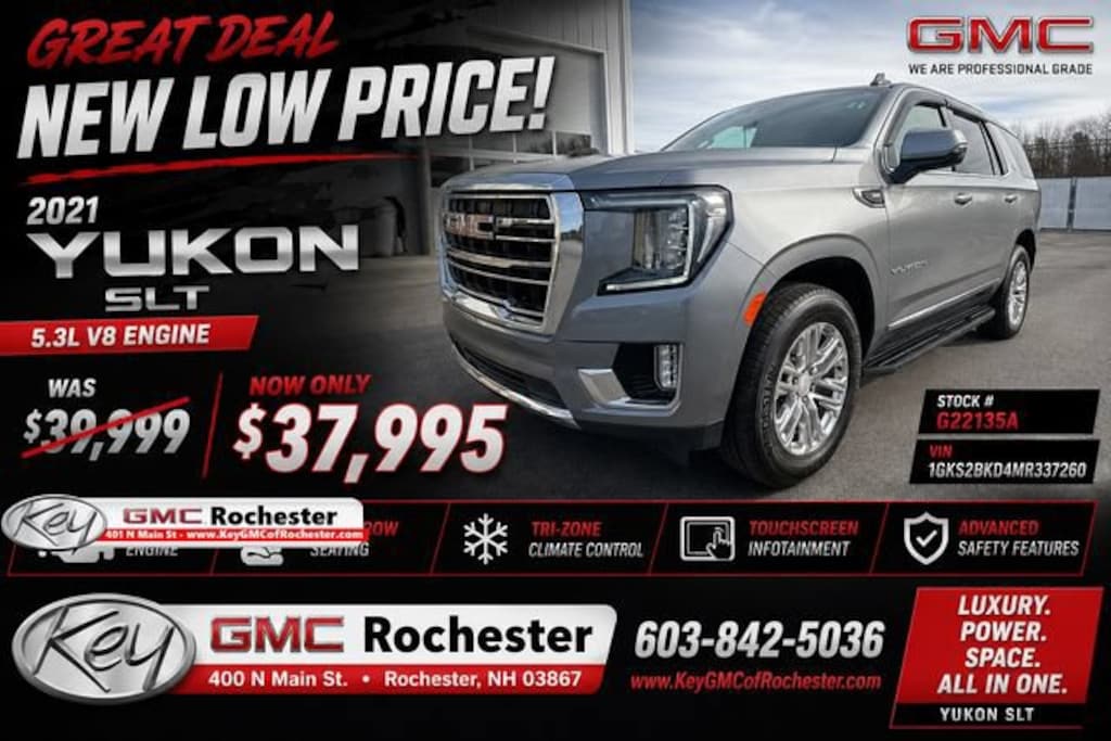 Used 2021 GMC Yukon SLT SUV