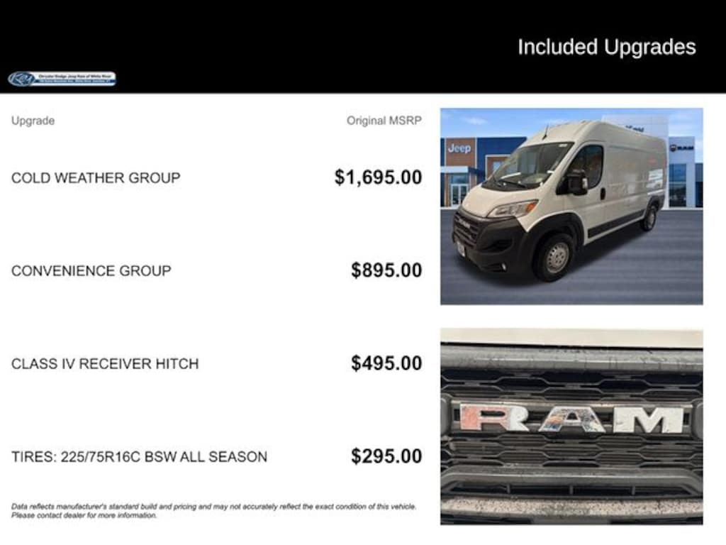 New 2026 Ram ProMaster Base Cargo Van