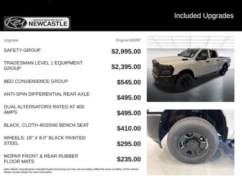 New 2026 Ram 2500 Tradesman Pickup