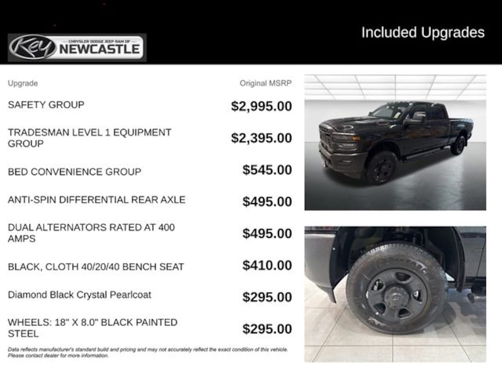 New 2026 Ram 2500 Tradesman Pickup