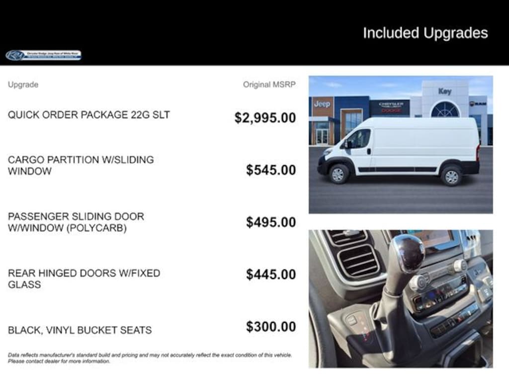 New 2024 Ram ProMaster High Roof Cargo Van