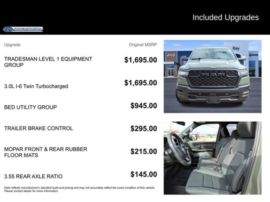 New 2026 Ram 1500 Tradesman Pickup