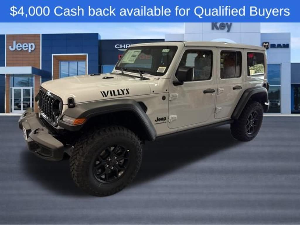 New 2025 Jeep Wrangler Willys Sport Utility